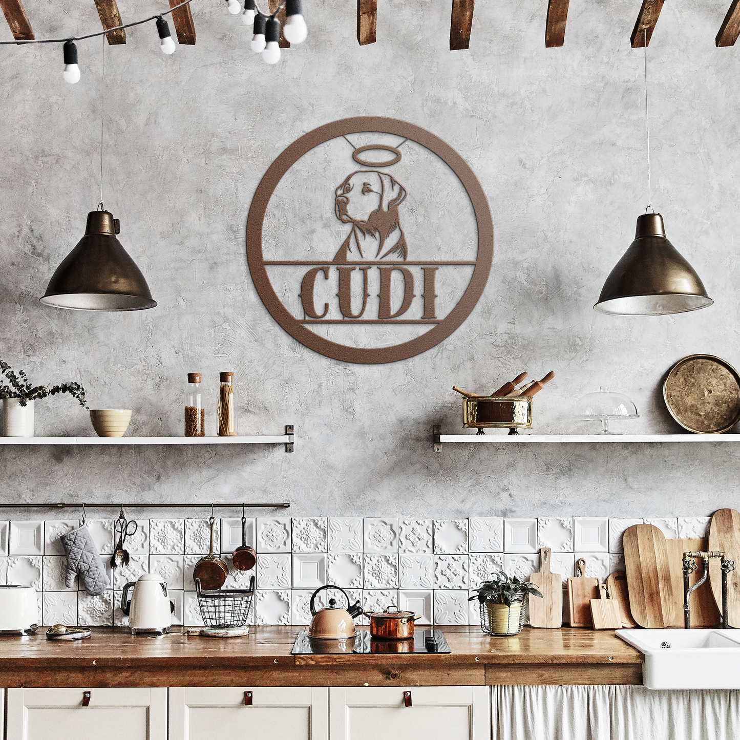 Custom_Memorial_Pet_Metal_Art_Copper_Rustic_Kitchen_Mockup.png