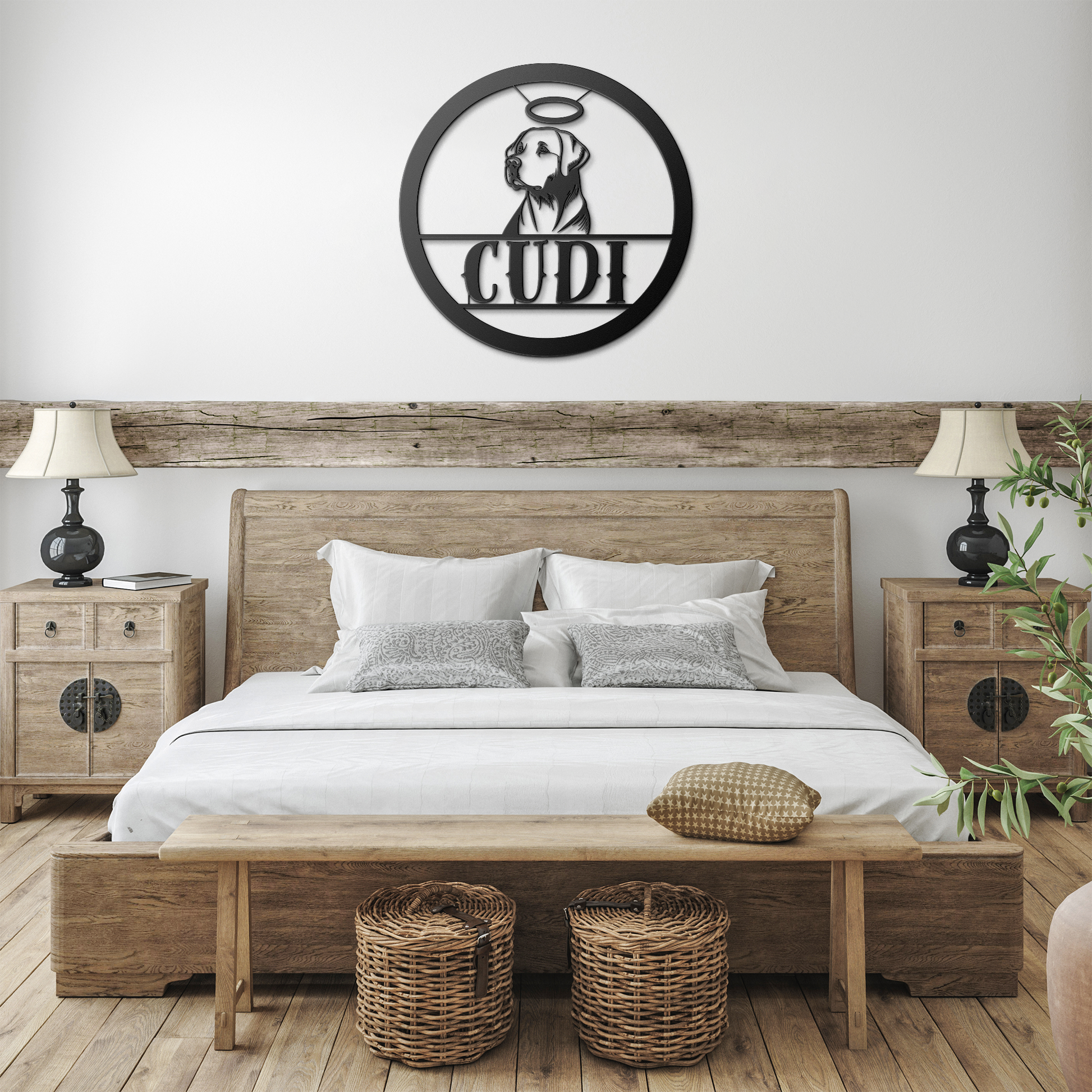 Custom_Memorial_Pet_Metal_Art_Black_Farmhouse_Bedroom_Mockup.png